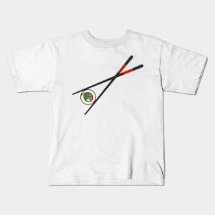 Chopsticks with Sushi Kids T-Shirt